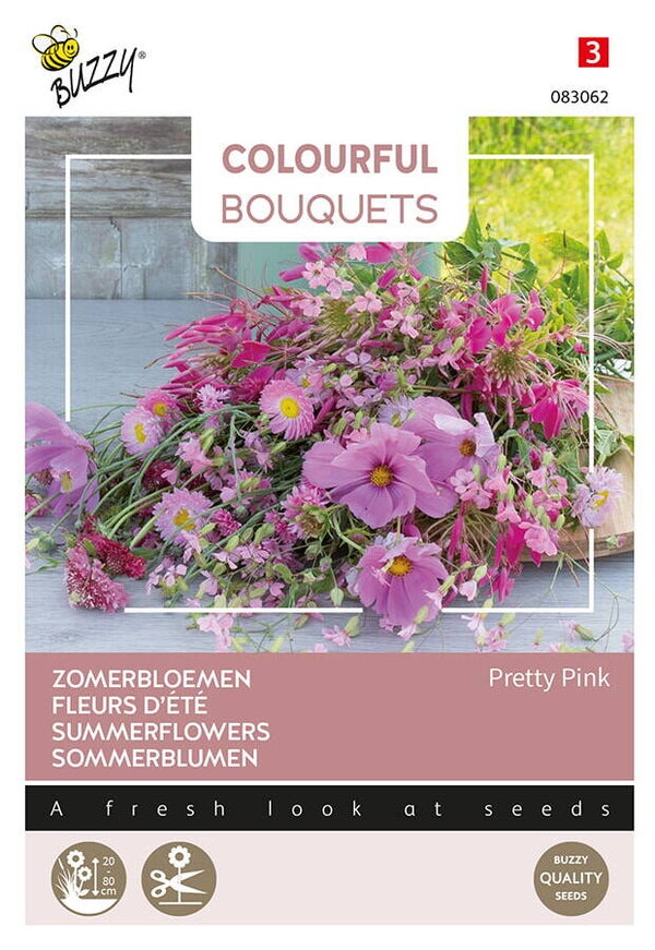 BUZZY | ZOMER BLOEMEN ZADEN | PRETTY PINK