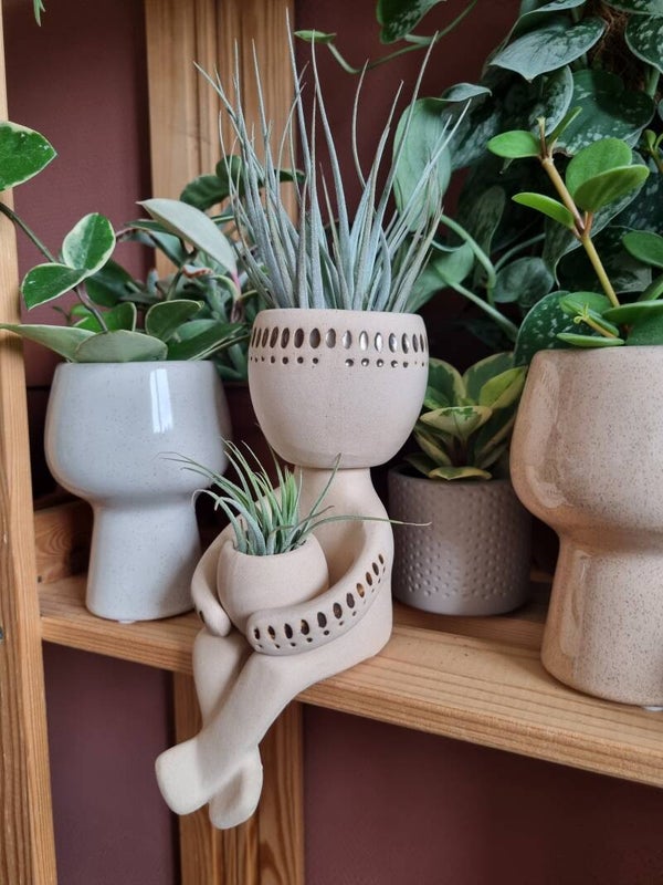 SWINGING AIRPLANT MAN | SET INCL. LUCHTPLANTJES