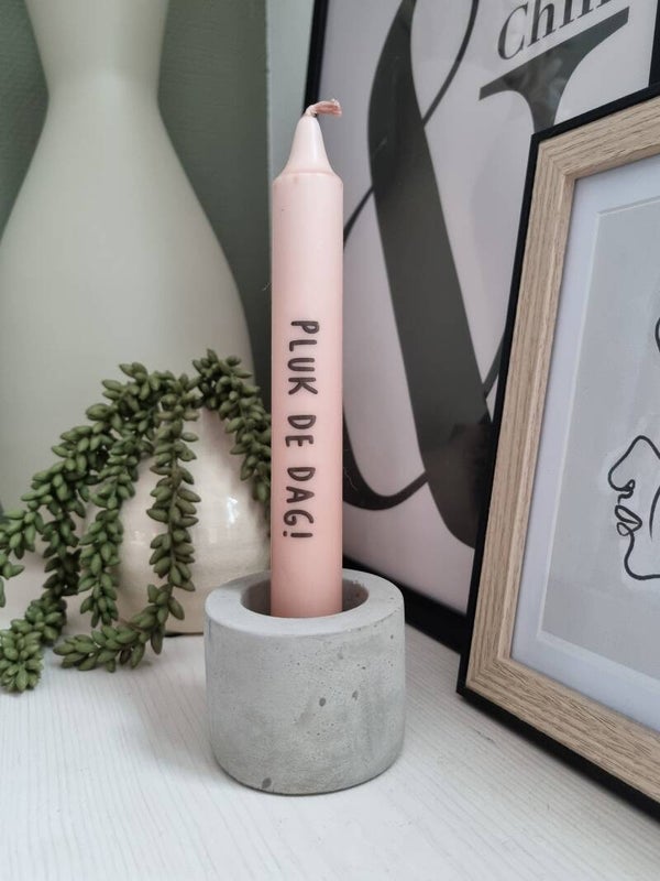 TEKSTKAARS | BEIGE | PLUK DE DAG!