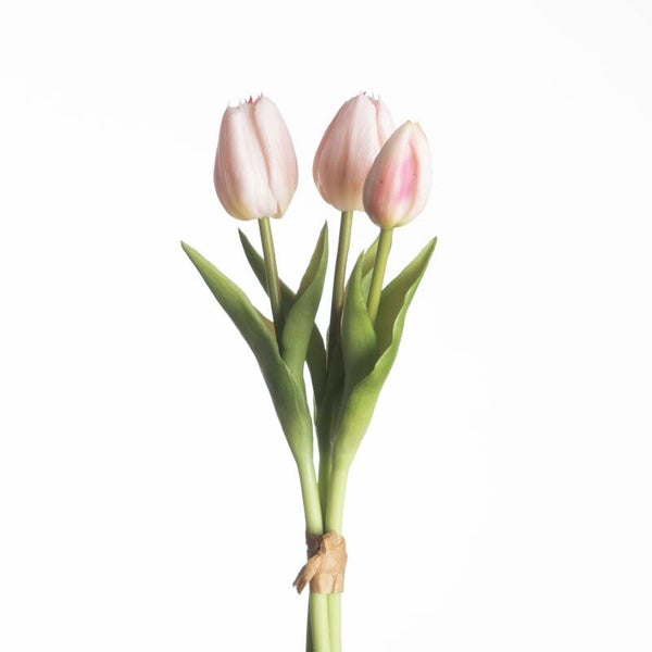 REAL TOUCH TULPEN | BUNDLE | 3 STUKS | 30 CM | LIGHT PINK
