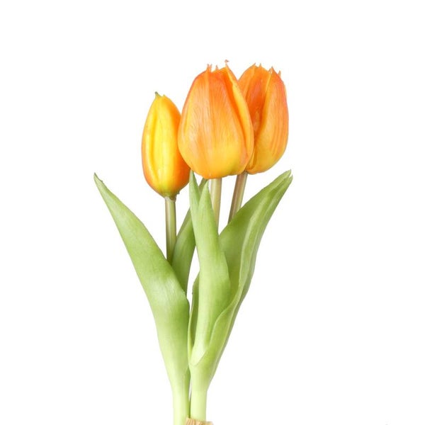 REAL TOUCH TULPEN | BUNDLE | 3 STUKS | 30 CM | ORANGE
