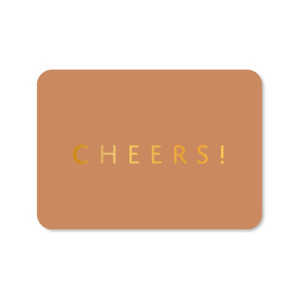 KAART | CHEERS | GOUDFOLIE