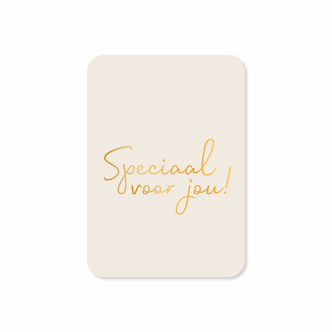 MINIKAART | SPECIAAL VOOR JOU | GOUDFOLIE