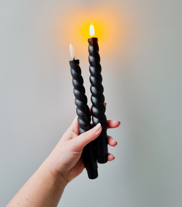 LED DINERKAARS | SWIRL | ZWART