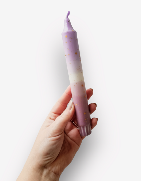 KAARS | DIP DYE | LILA & GLITTER