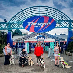 Assistance dog trained by Infinity Dogs at DogX conference