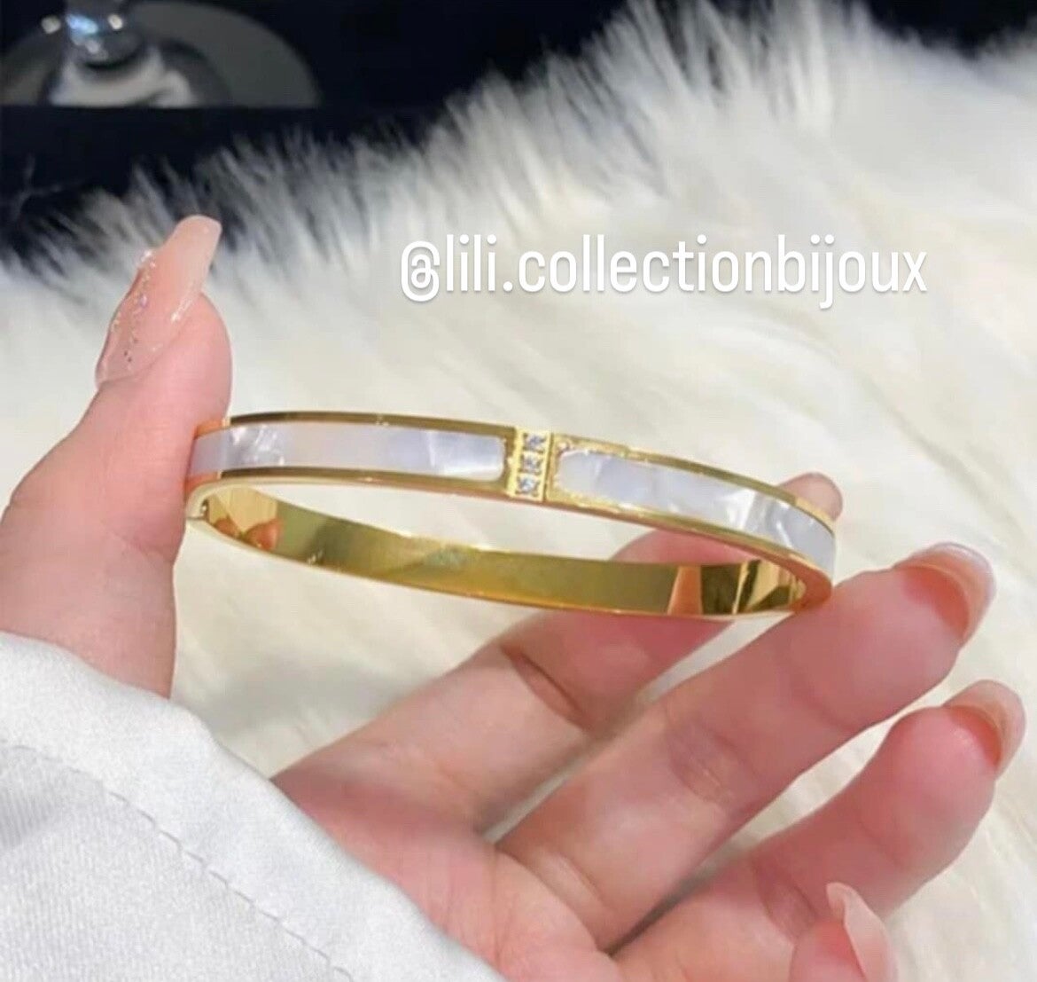 Bracelet trois diamants