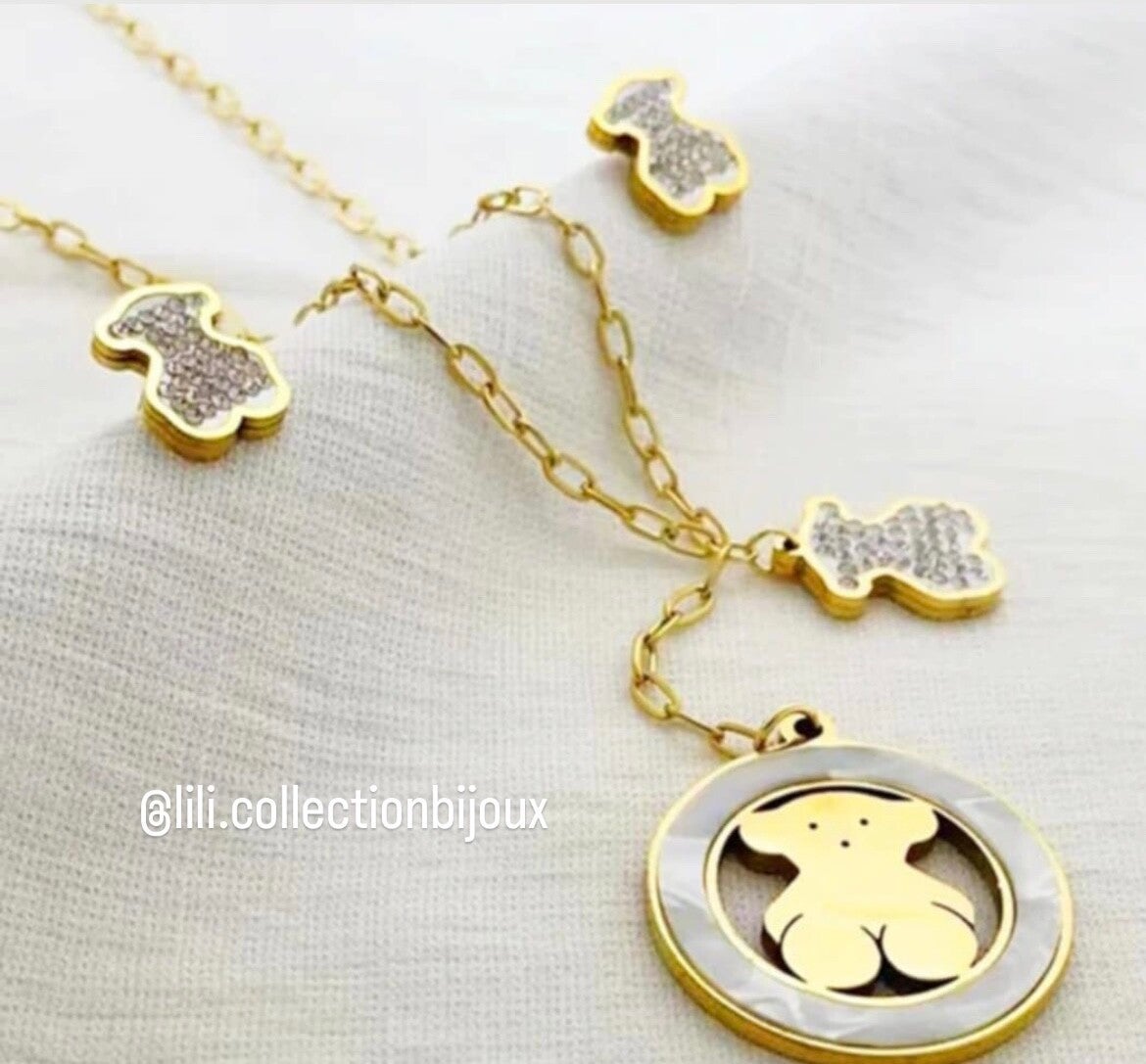 Collier et boucles TOUS