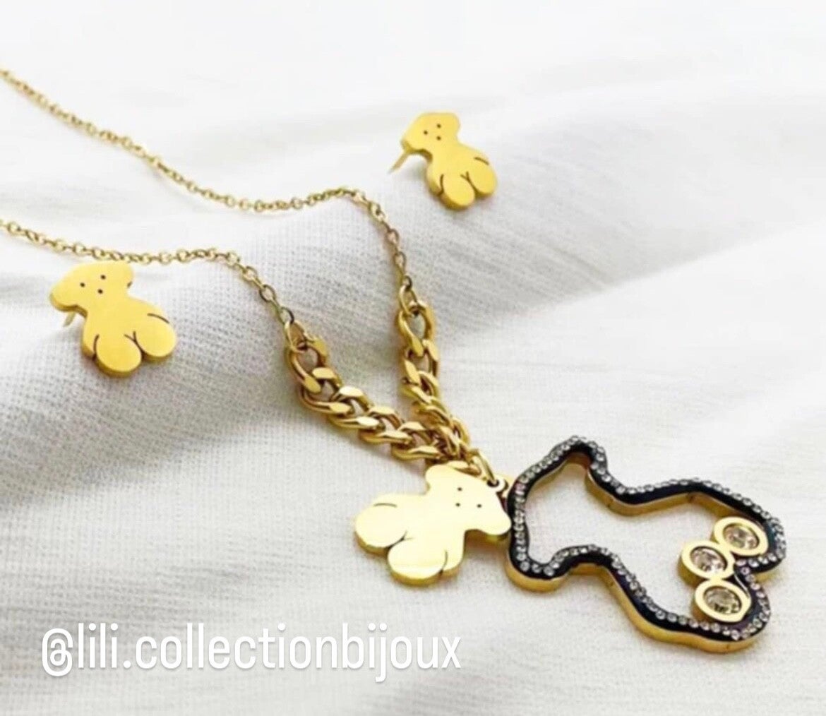 Collier et boucles TOUS