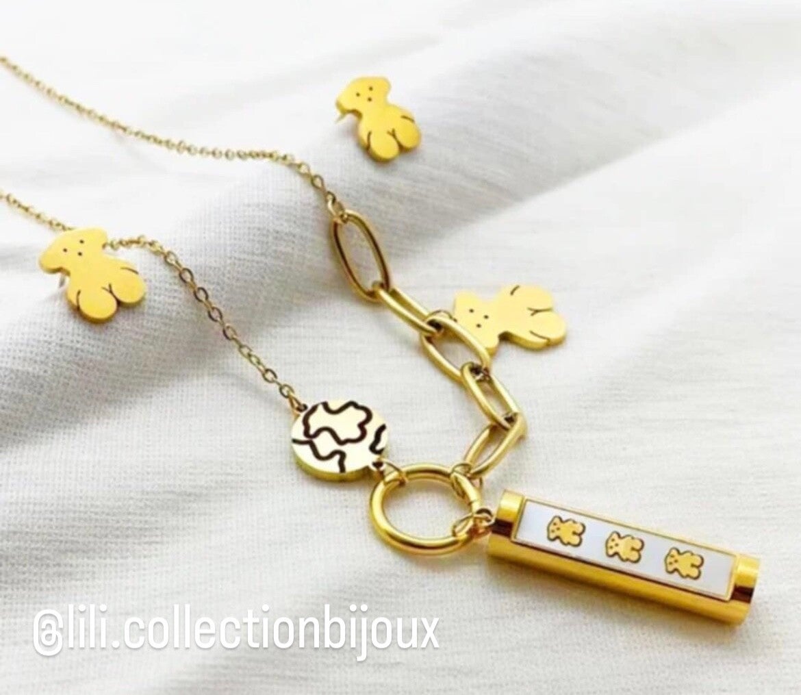 Collier et boucles TOUS