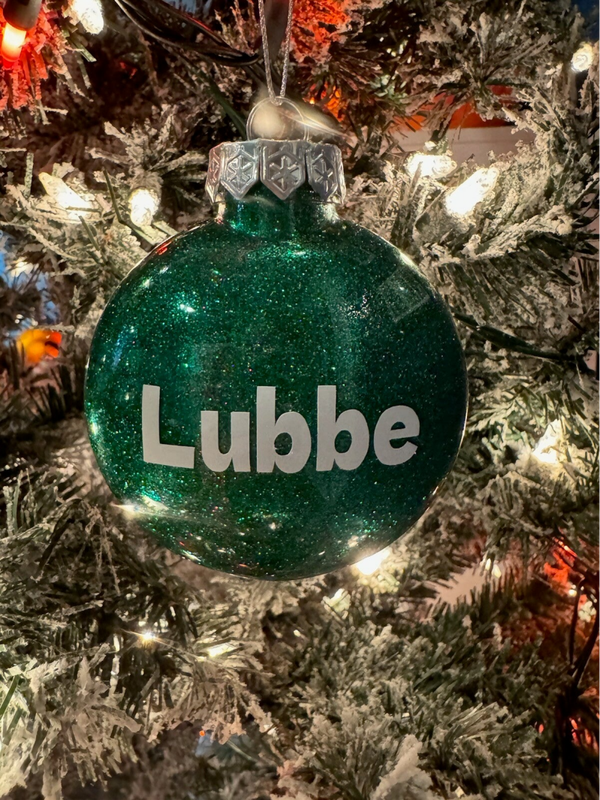 Panther Holiday Ball Ornament (Personalized)