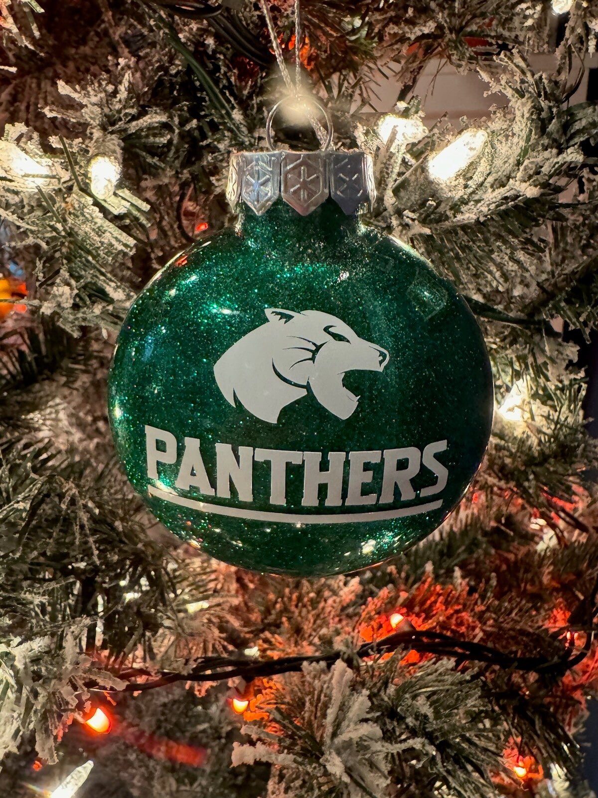 Panther Holiday Ball Ornament