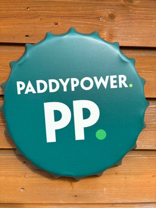 Paddy power metal wall cap