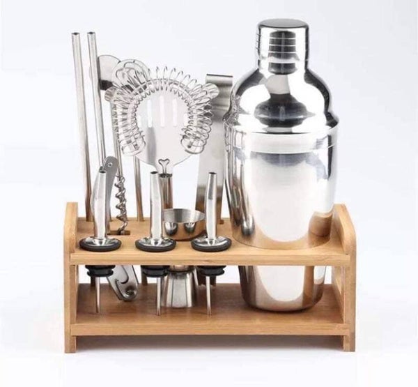 Stainless steel 13 piece cocktail set