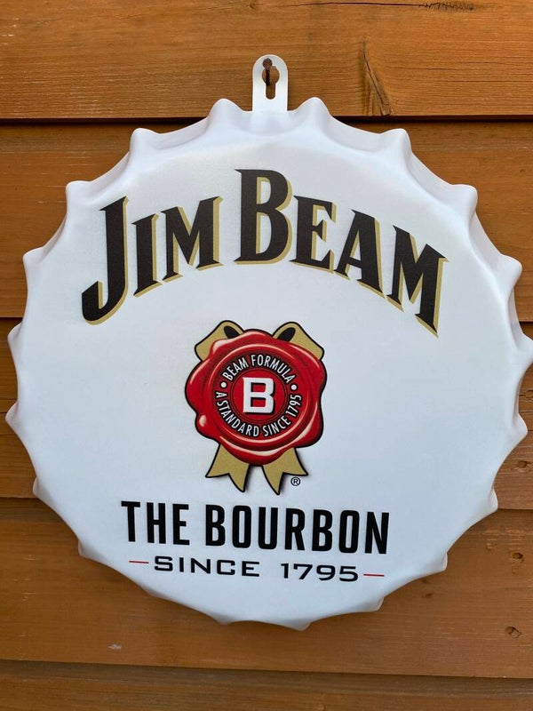 Jim beam metal wall cap