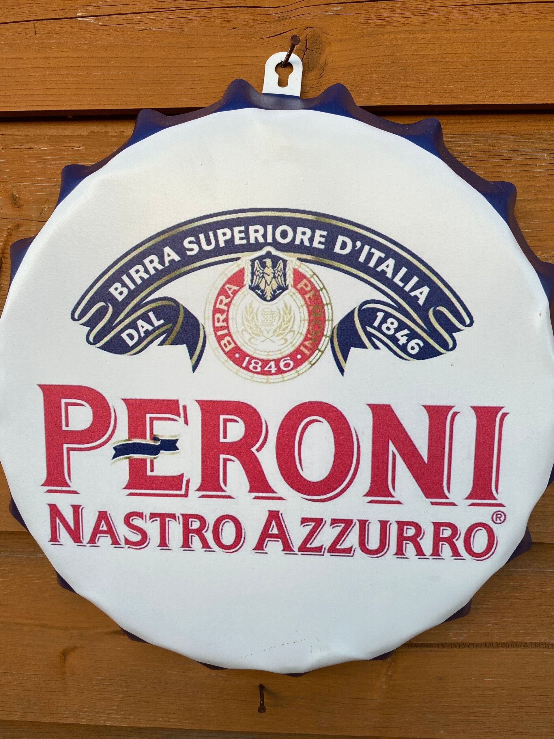 Peroni metal wall cap