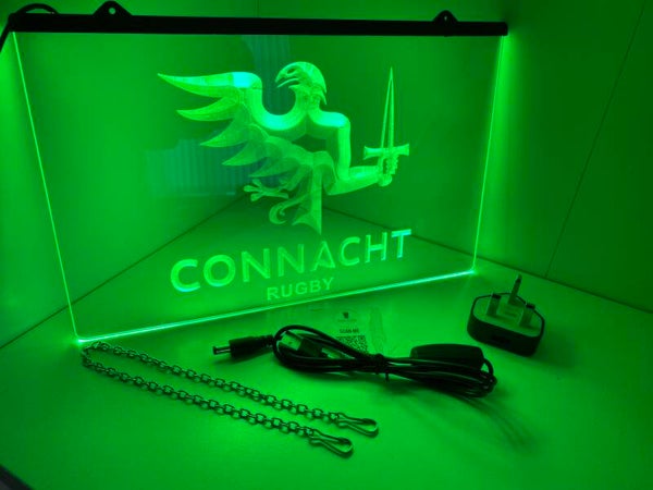 Connacht rugby wall light