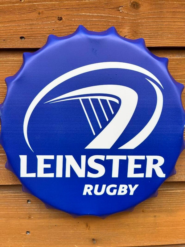 Leinster rugby metal wall cap