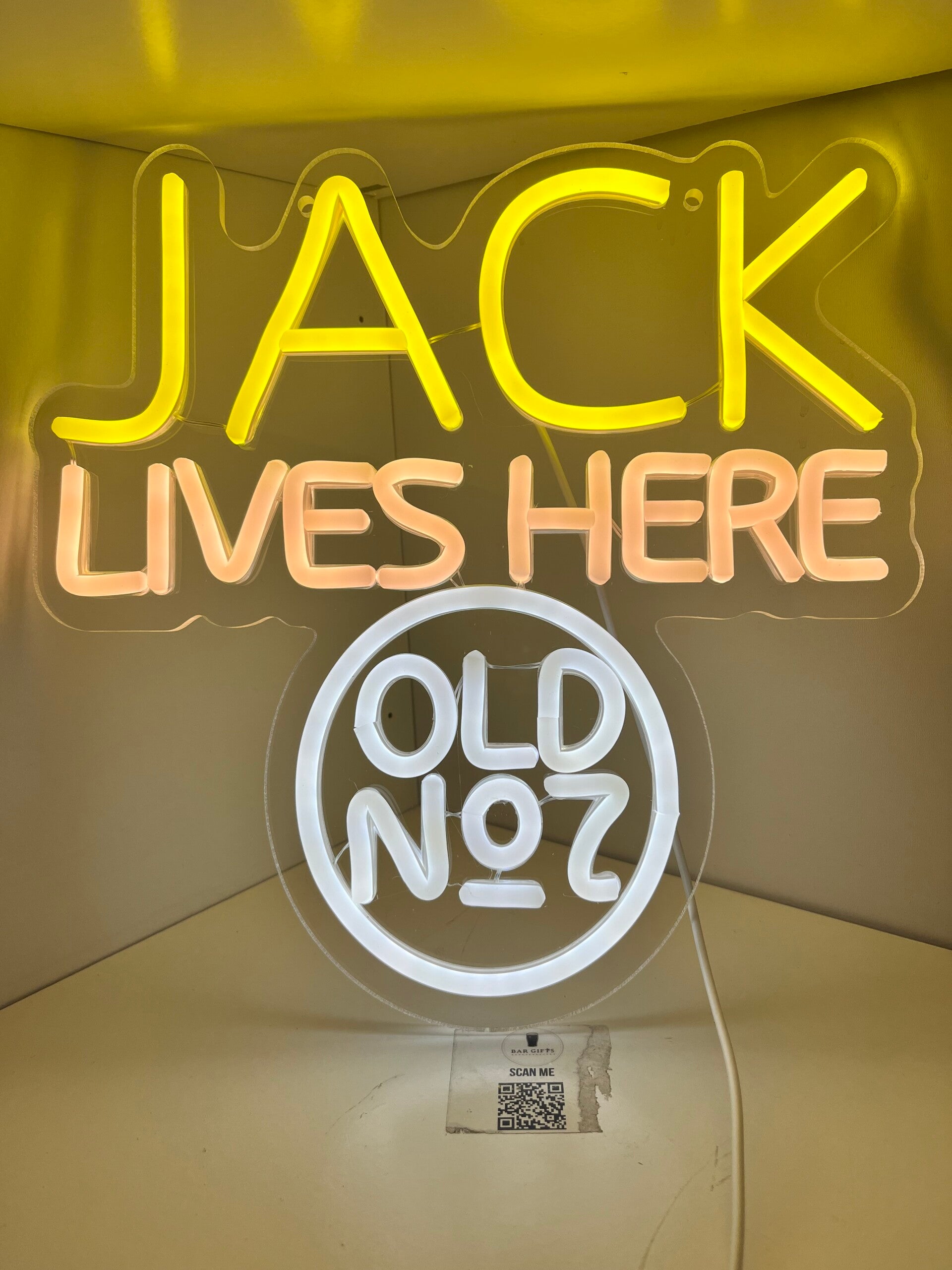 Jack Daniel’s neon wall light