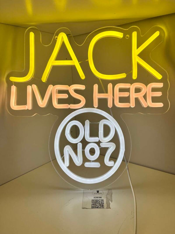 Jack Daniel’s neon wall light