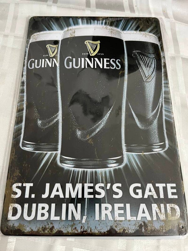 Guinness metal wall signs 7 €50