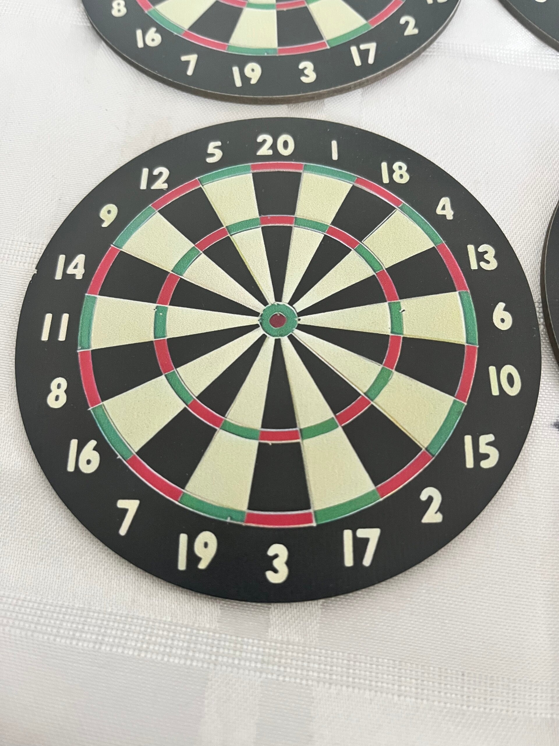 Darts Wooden coasters 6 pack