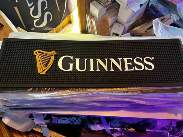 Guinness rubber bar runners