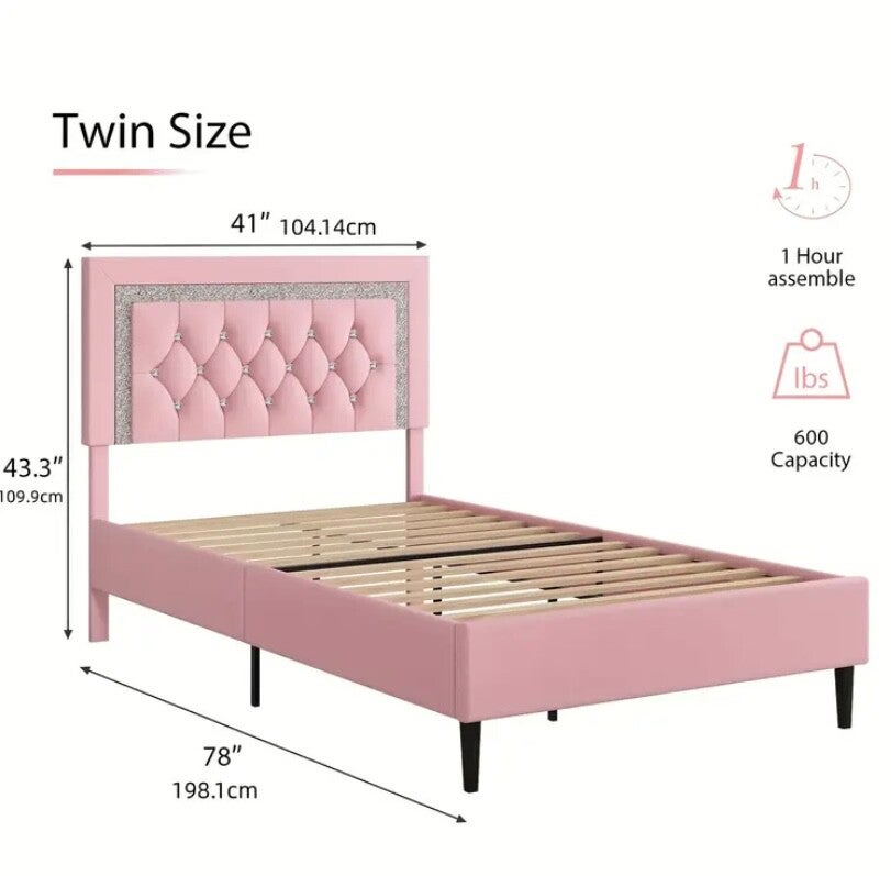 TWIN SIZE BED FRAME T26-002