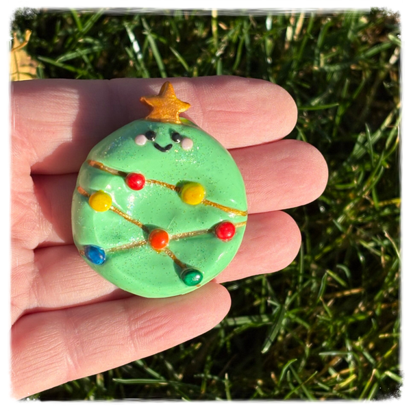 🎄 Sparkly Christmas Tree Cookie