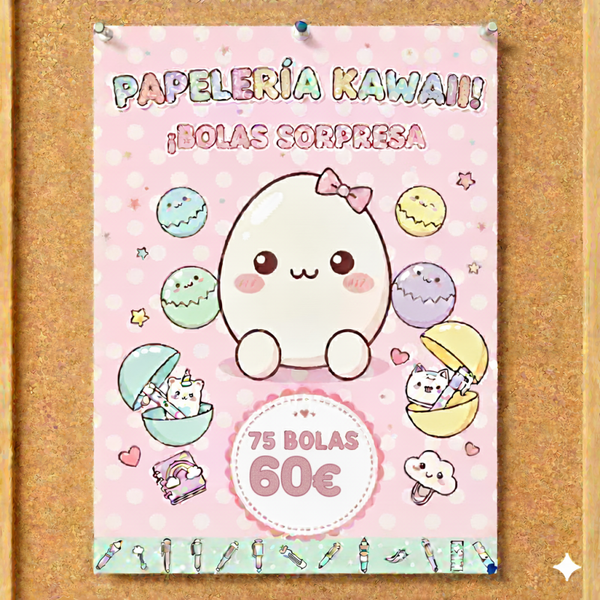 ¡Nuevas y listas para ti! ✨ 75 bolas sorpresa de papelería de Sanrio, Stitch y mucho mas.