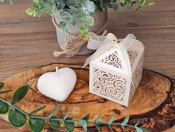 Personalized Candles- Cozy Hearts