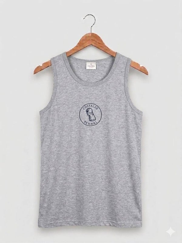 Camiseta tirantas gris