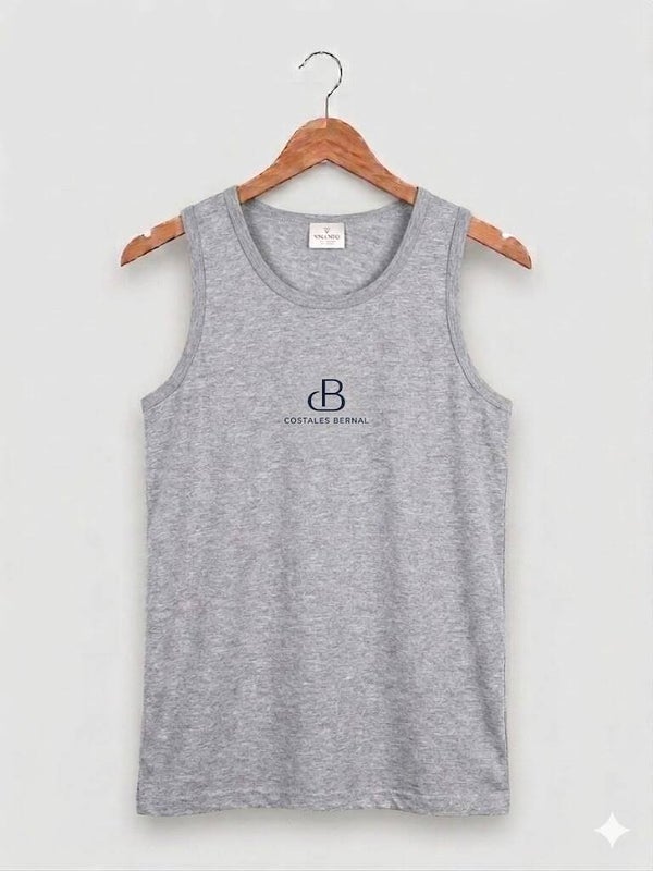 Camiseta tirantas gris