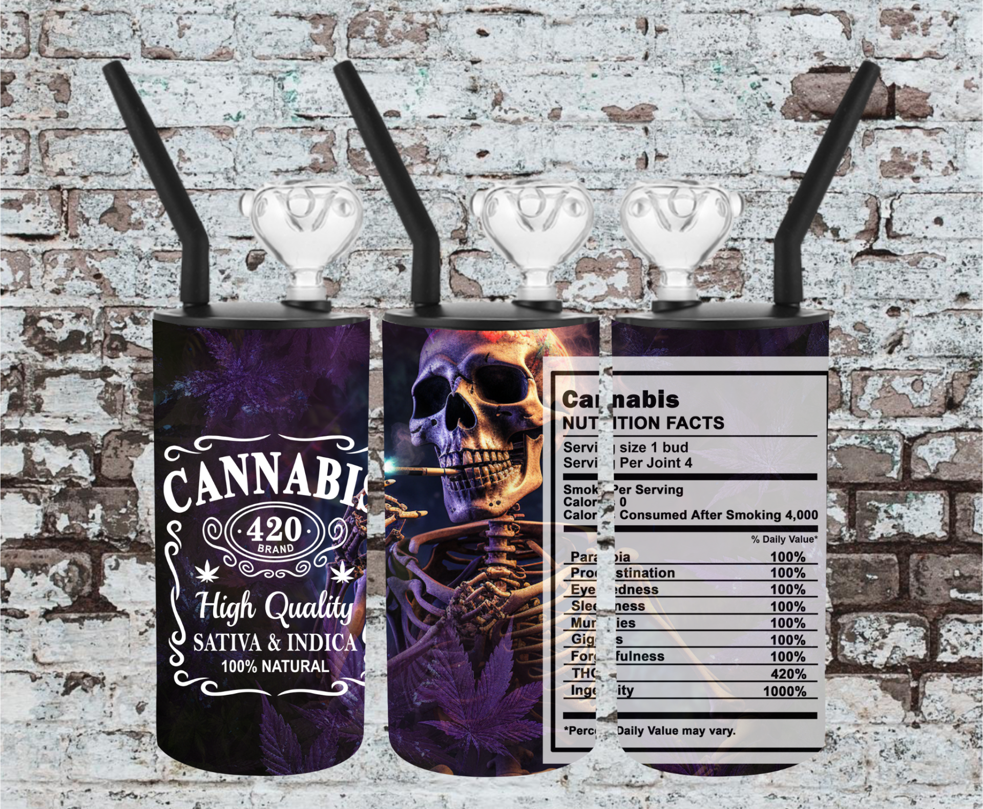 Cannabis Skull Hookah – 420 Brand Edition