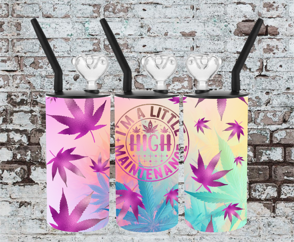 High Maintenance Hookah – Pastel Cannabis Edition