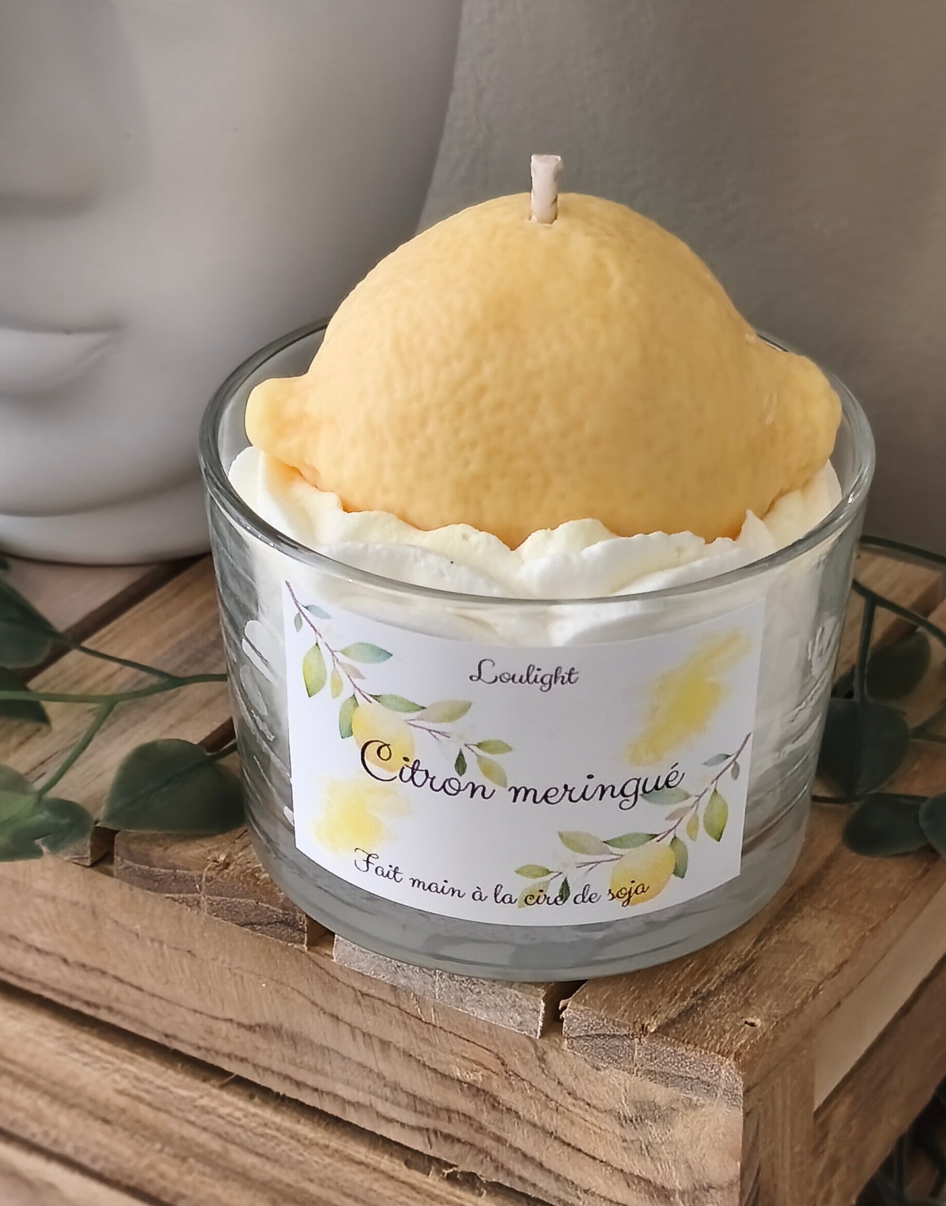 Bougie Citron meringué