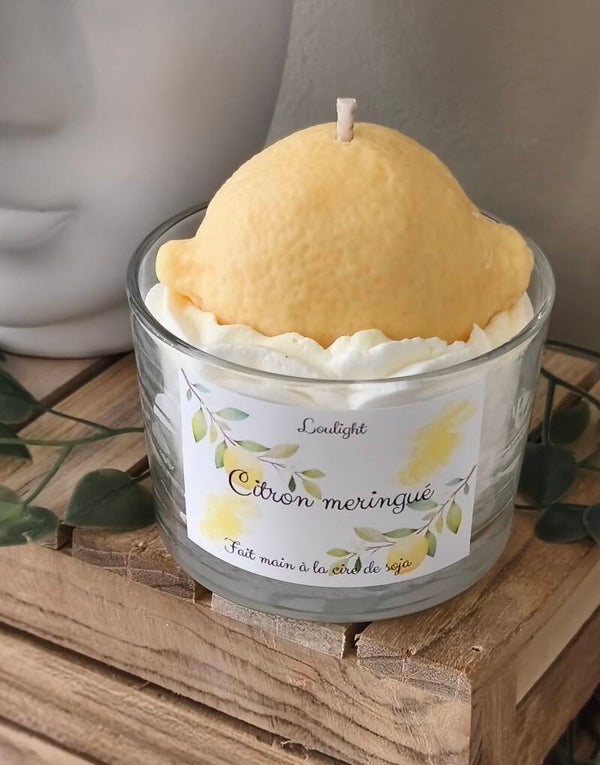 Bougie Citron meringué