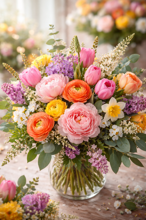 Composition florale de saison