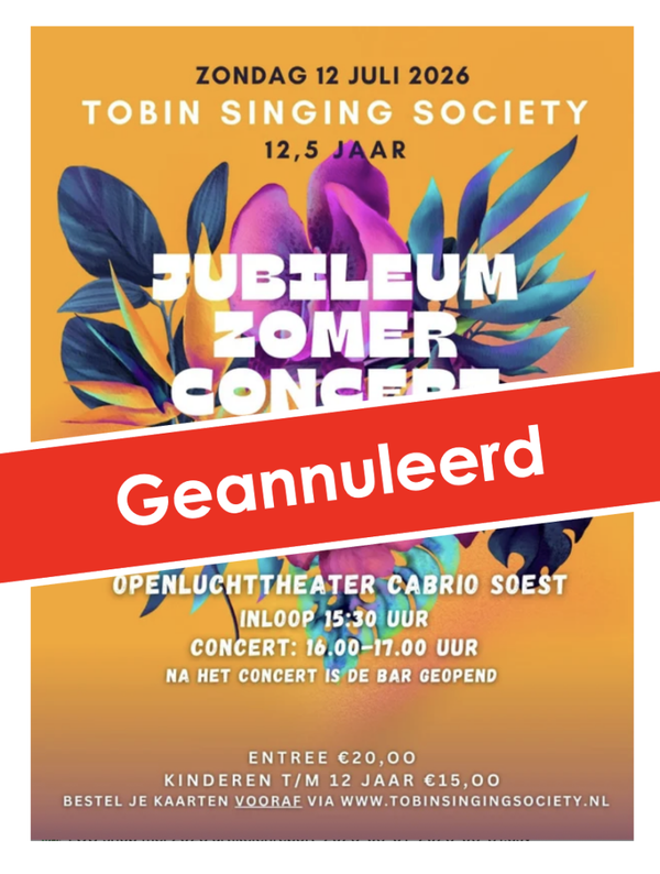 Zomeroptreden Cabrio Soest - geannuleerd