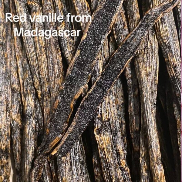 Premium Rode en droge Vanille uit Madagascar – 15+ cm 100gr