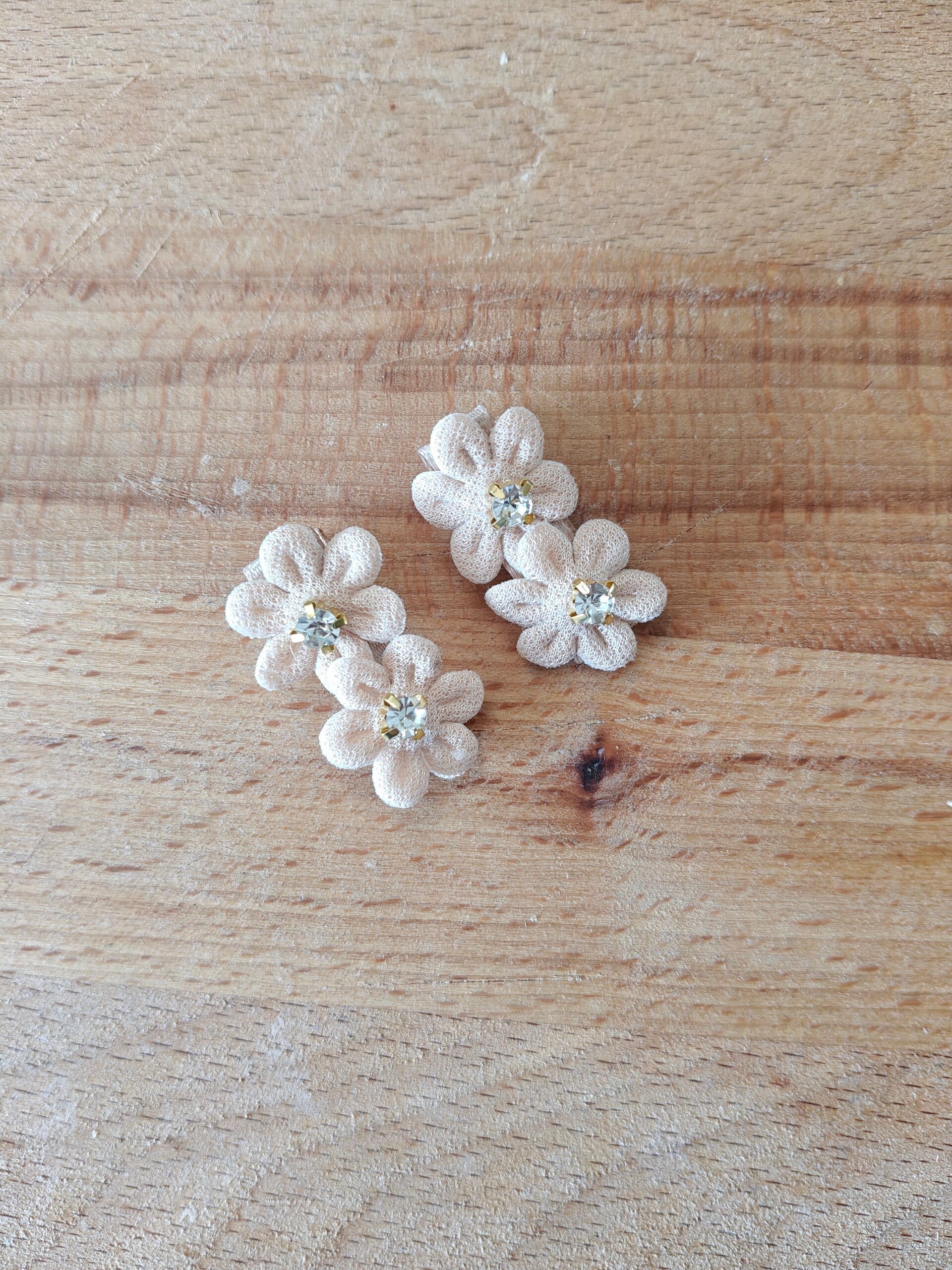 Alligatorclips Bloemetjes