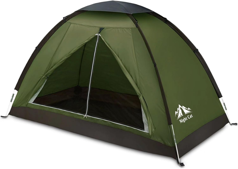 Night Cat 2-person backpacking tent for motorcycle camping and adventure touring