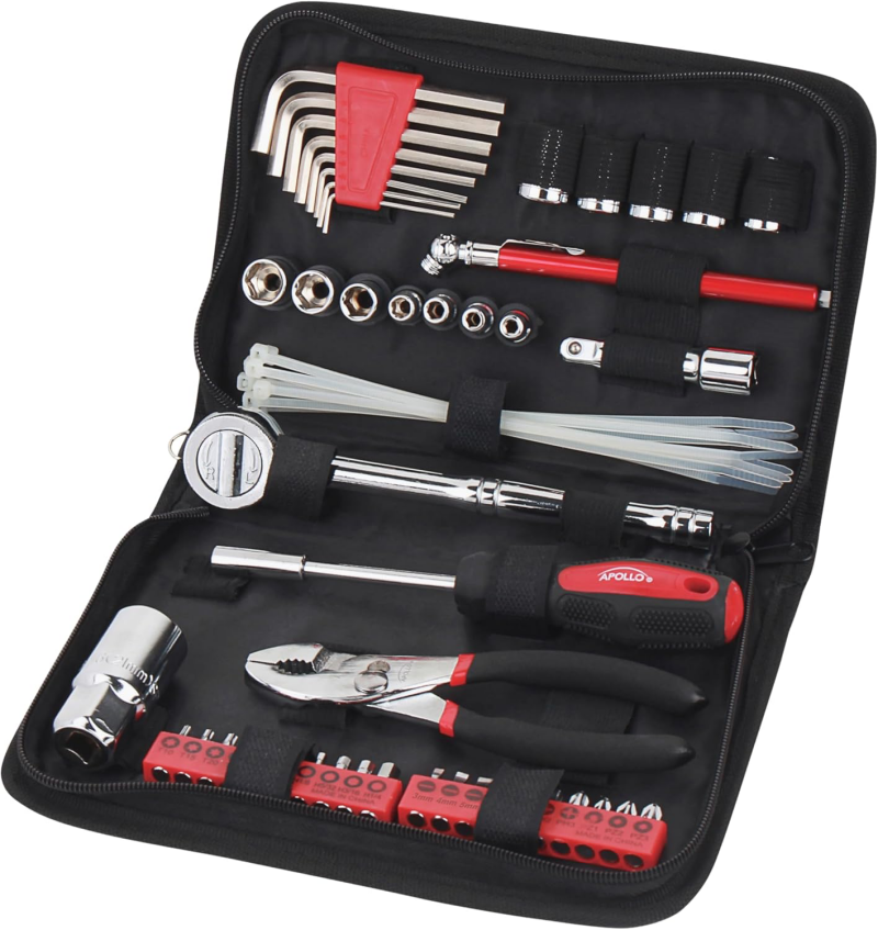 CruzTOOLS RoadTech B2 motorcycle tool kit for roadside repairs and adventure riding
