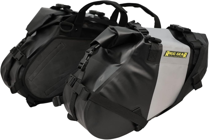Nelson-Rigg Hurricane waterproof adventure motorcycle saddlebags for dual sport and ADV bikes