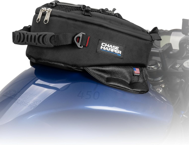 Chase Harper USA 450M magnetic motorcycle tank bag for adventure touring