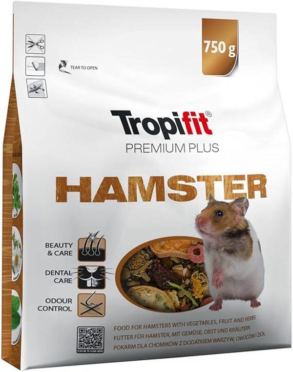 premium plus tropifit hamster voer, proefzakje.