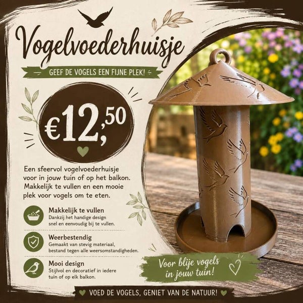 Vogelvoederhuisje