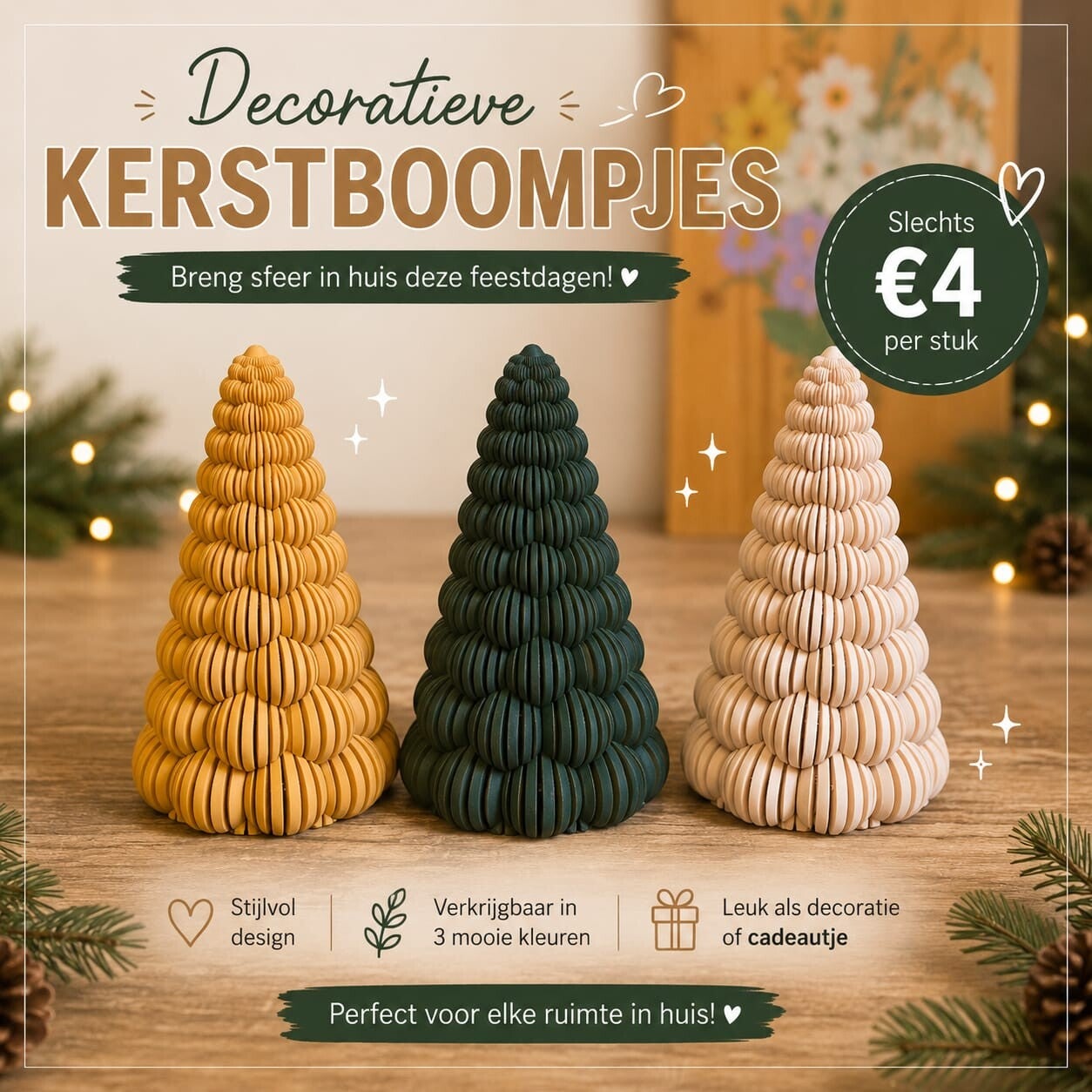 Bubbel kerstboom japandi