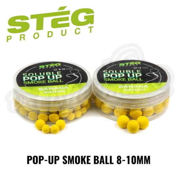 STEG PRODUCT SOLUBLE POP UP SMOKE BALL  8-10MM BANANA 20G