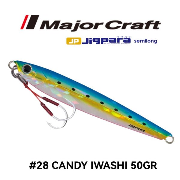 MAJORCRAFT JIGPARA SEMI LONG 50G #28 CANDY IWASHI